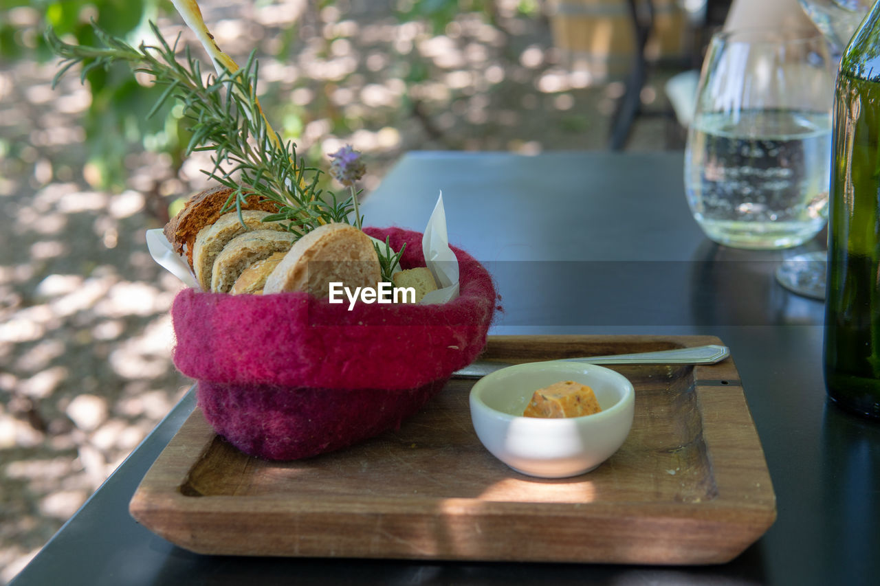 CLOSE-UP OF BREAKFAST SERVED IN BOWL