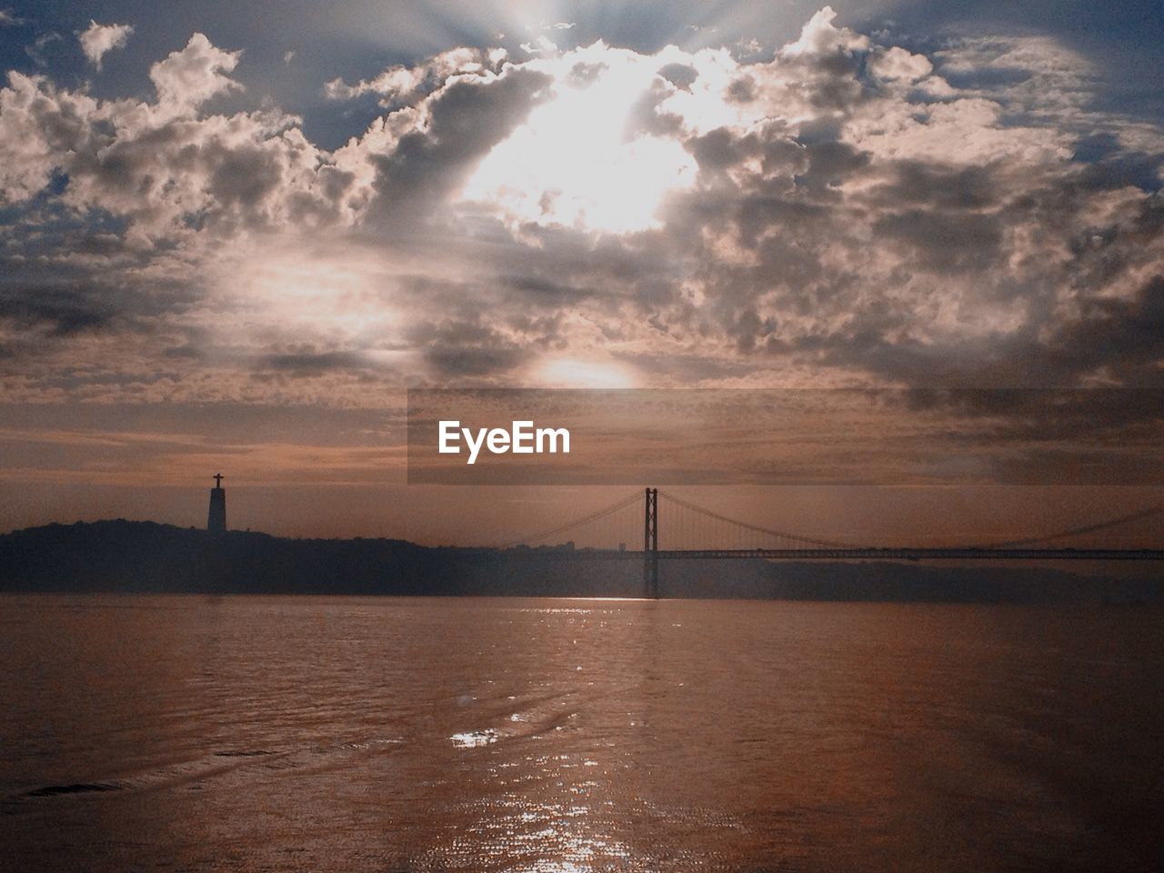 SCENIC VIEW OF RIVER AGAINST SKY DURING SUNSET