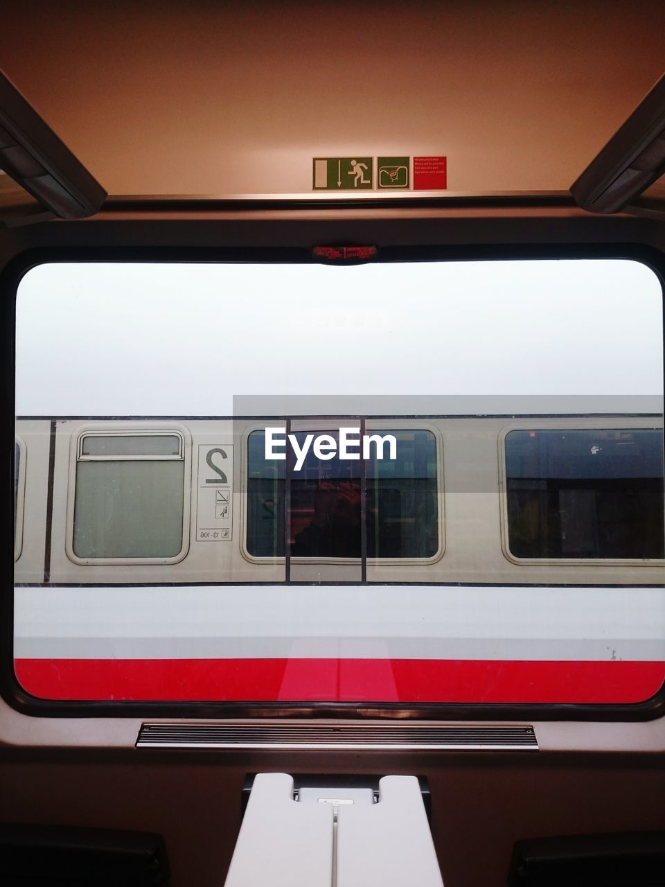 Train seen from window