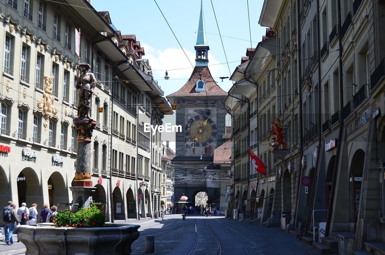Famous clock in bern old town