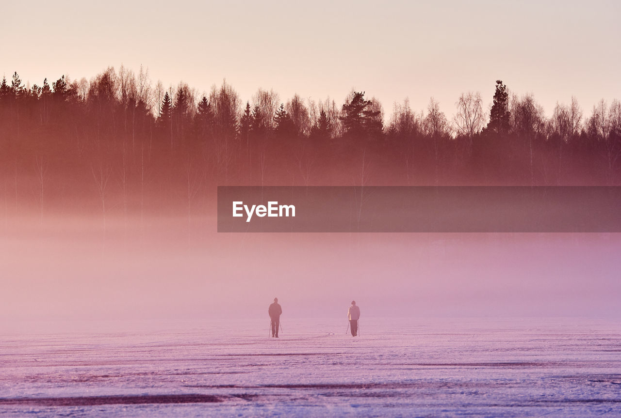 SCENIC VIEW OF LAND DURING WINTER AGAINST SKY