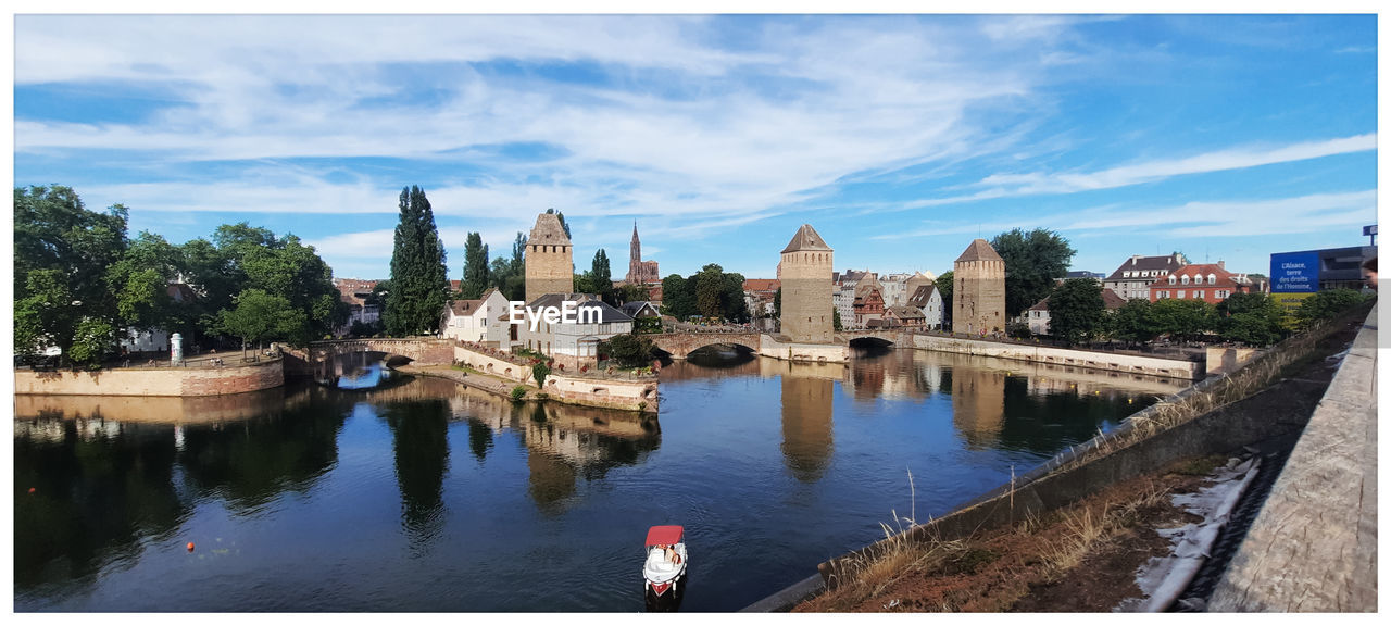 Strasbourg old town view, cathedrale, petite france