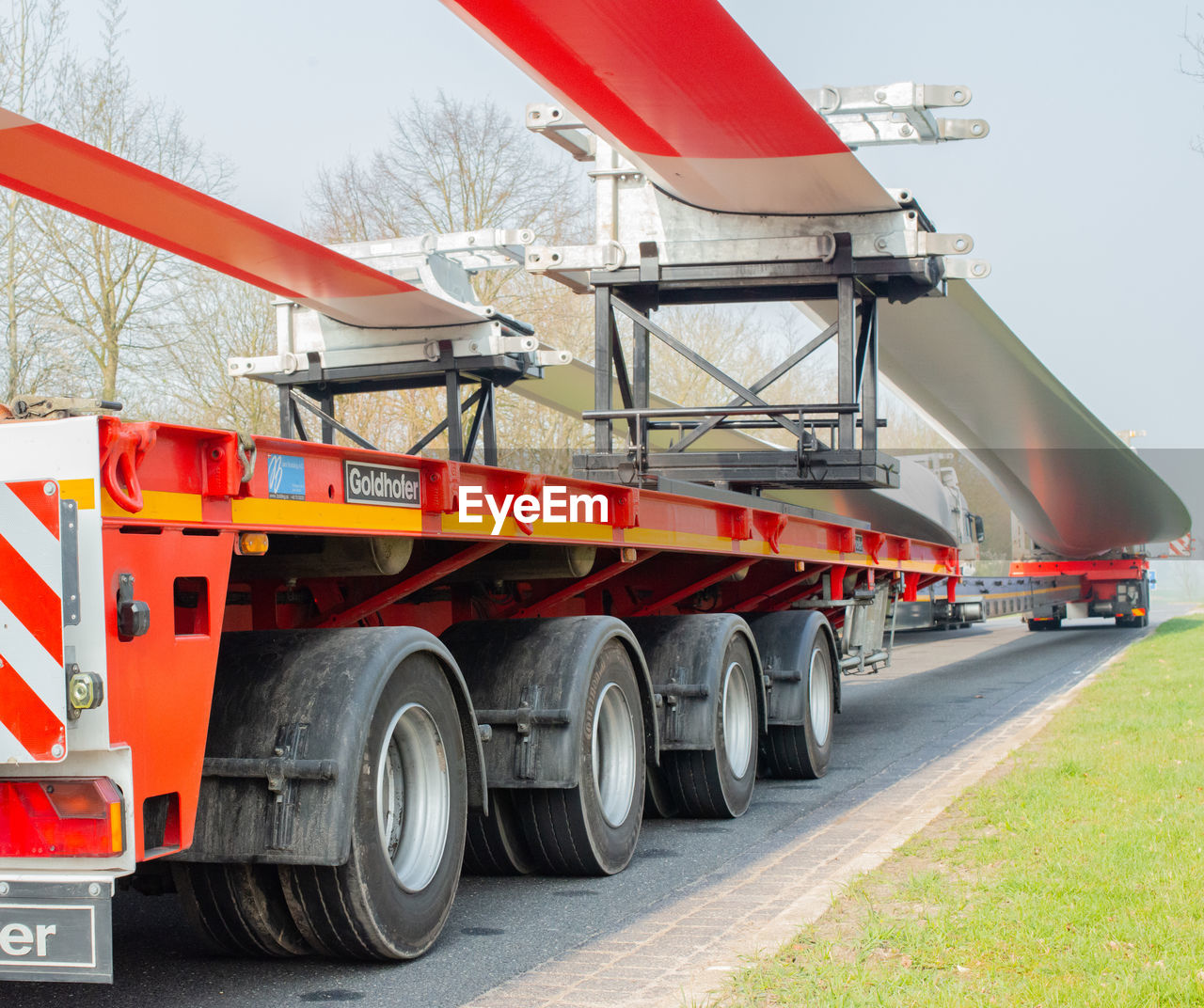 VIEW OF RED TRUCK