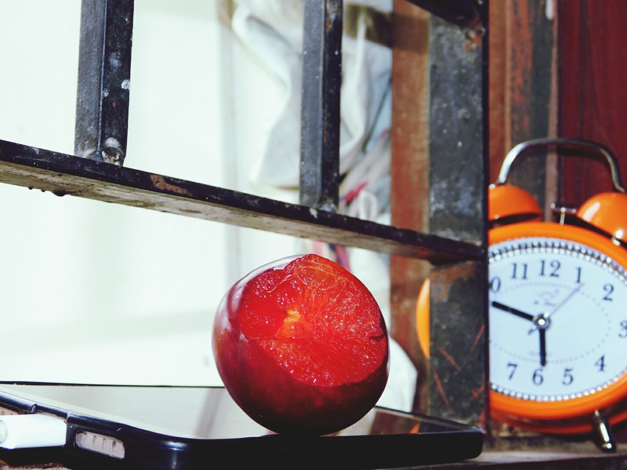 CLOSE-UP OF FRUITS ON TABLE