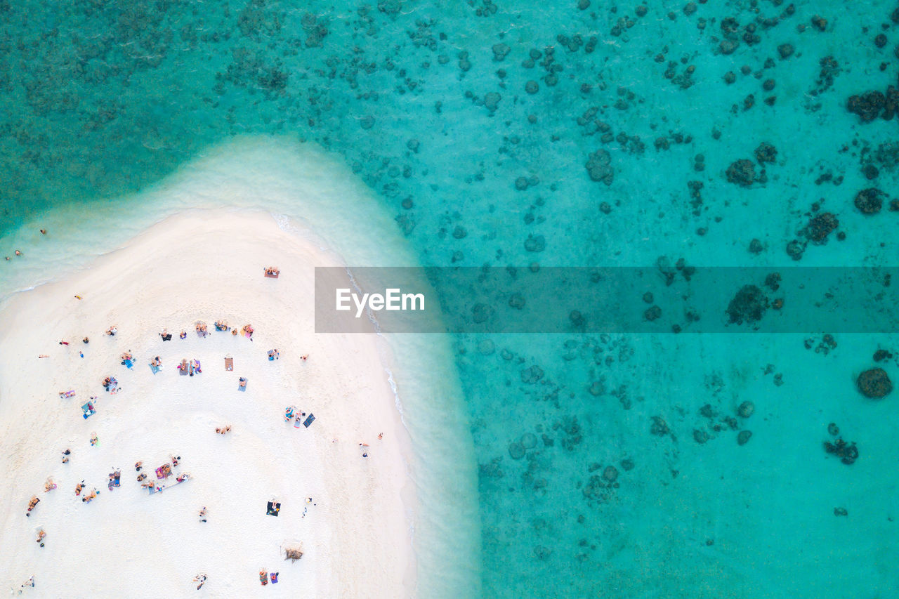 Aerial view of beach