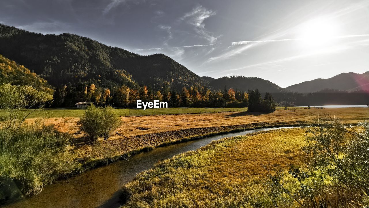 Scenic view of landscape against sky