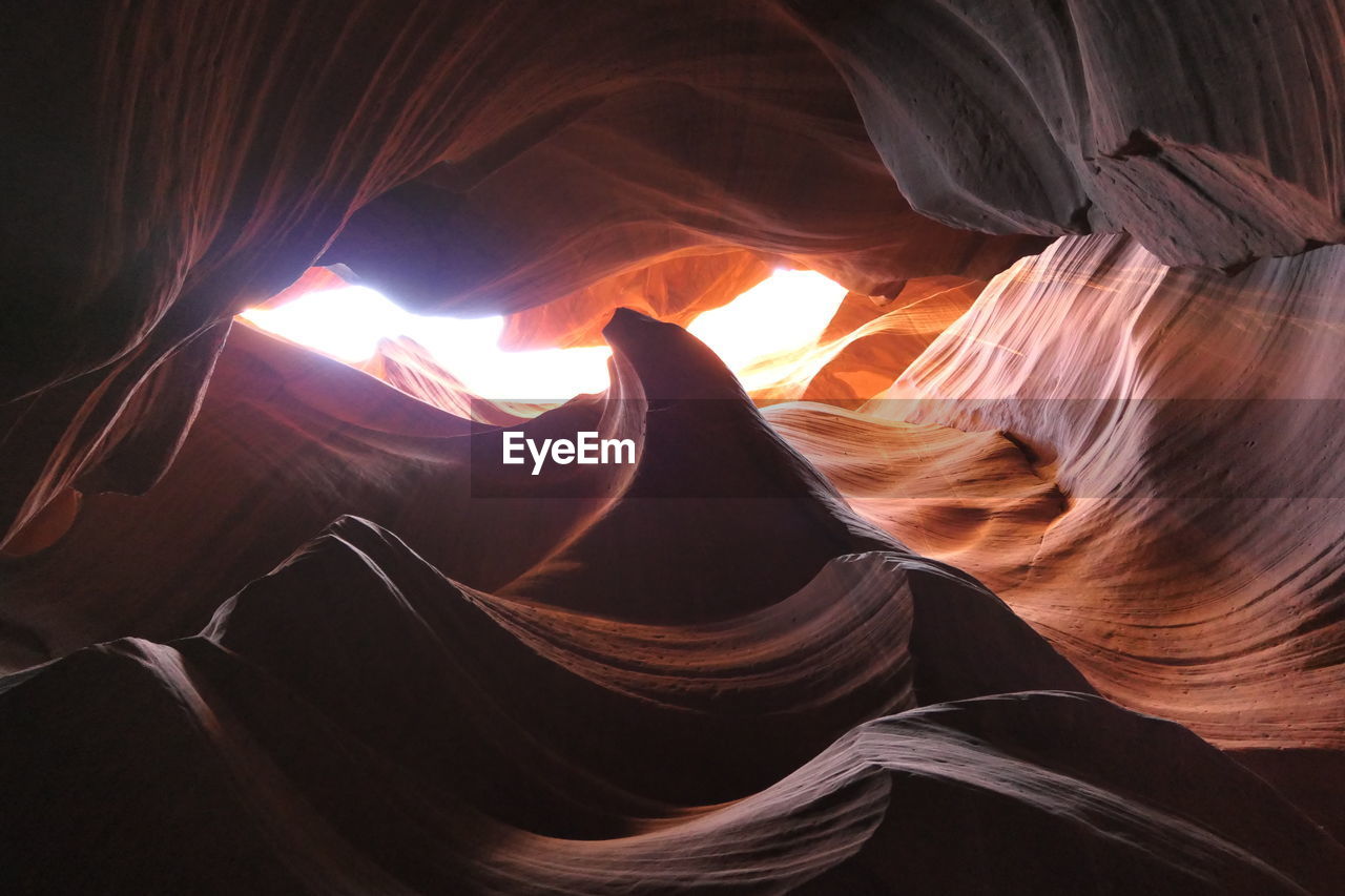 Panoramic view of rock formations