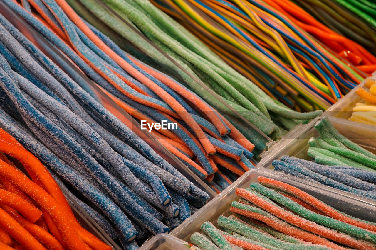 Close-up of candies for sale
