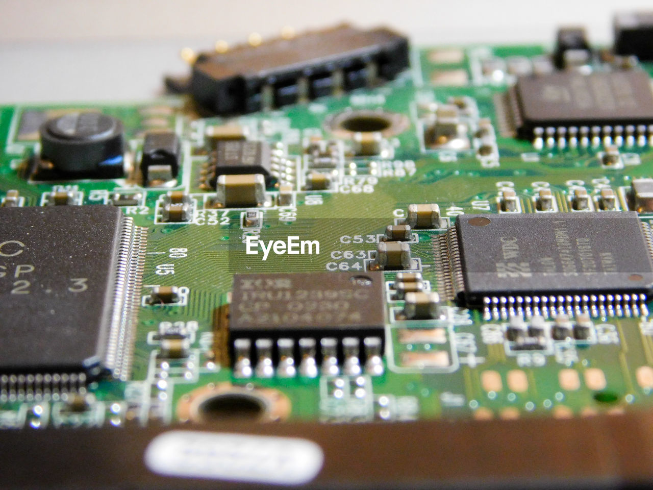 Close-up of circuit board