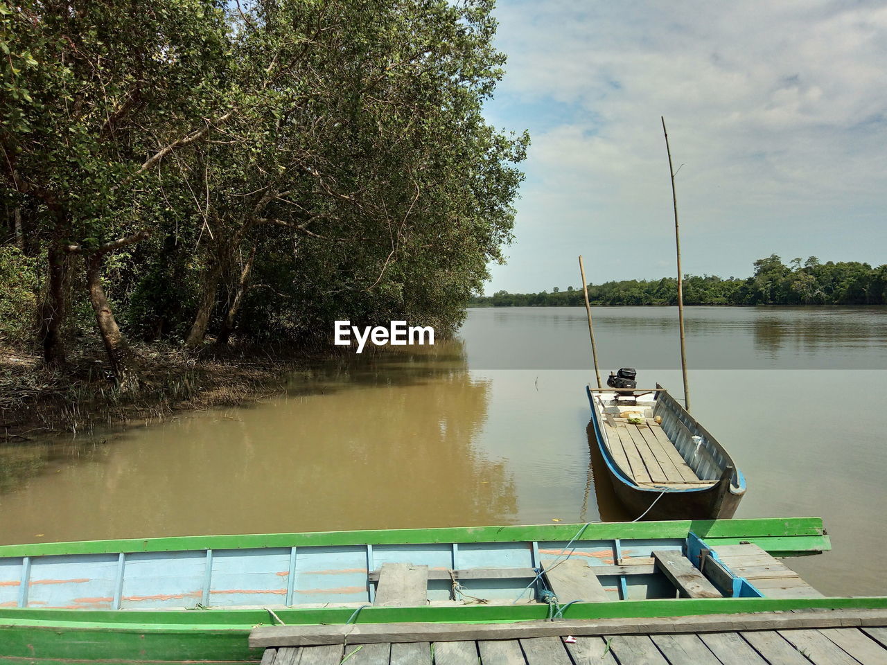 Scenic view of river against sky