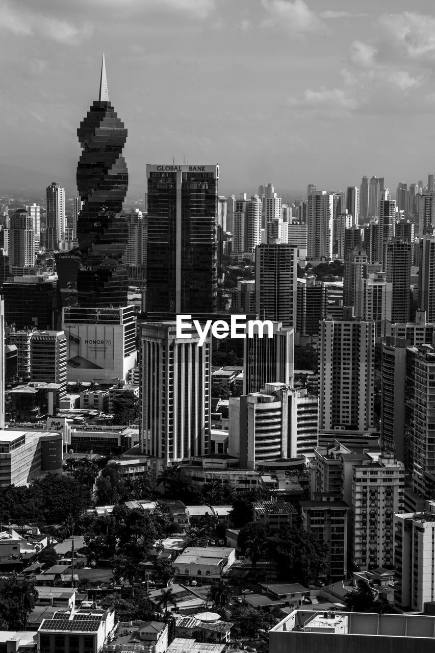 Cityscape against sky