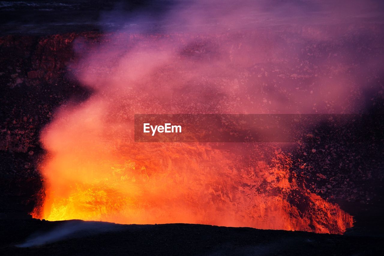 VIEW OF VOLCANIC MOUNTAIN