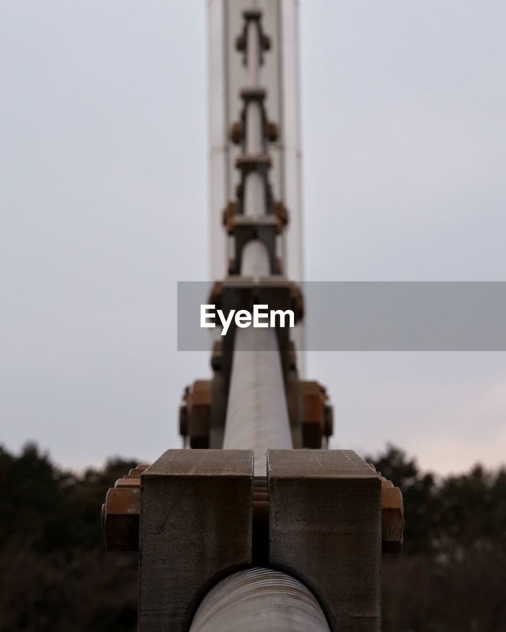 Cropped image of bridge against sky