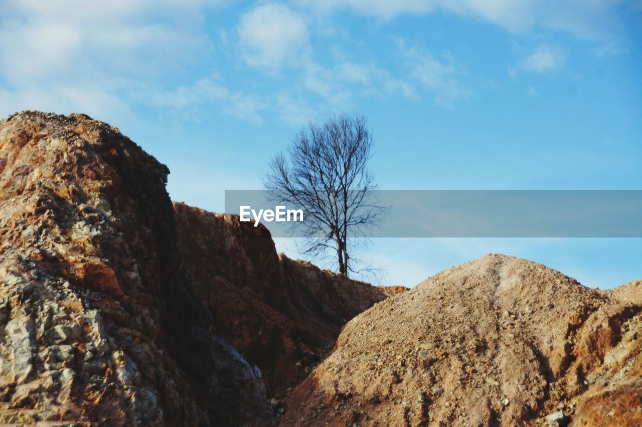 LOW ANGLE VIEW OF MOUNTAIN AGAINST SKY