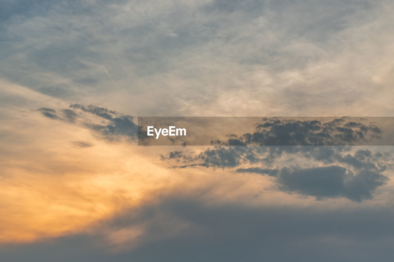 LOW ANGLE VIEW OF CLOUDS IN SKY