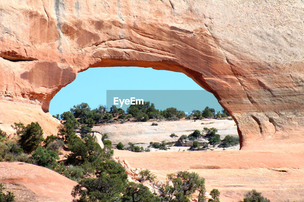 Rock formations at arches national park