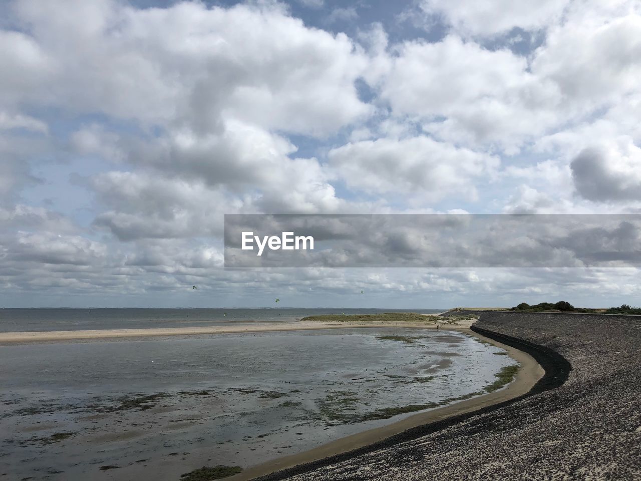 PANORAMIC VIEW OF BEACH AGAINST SKY