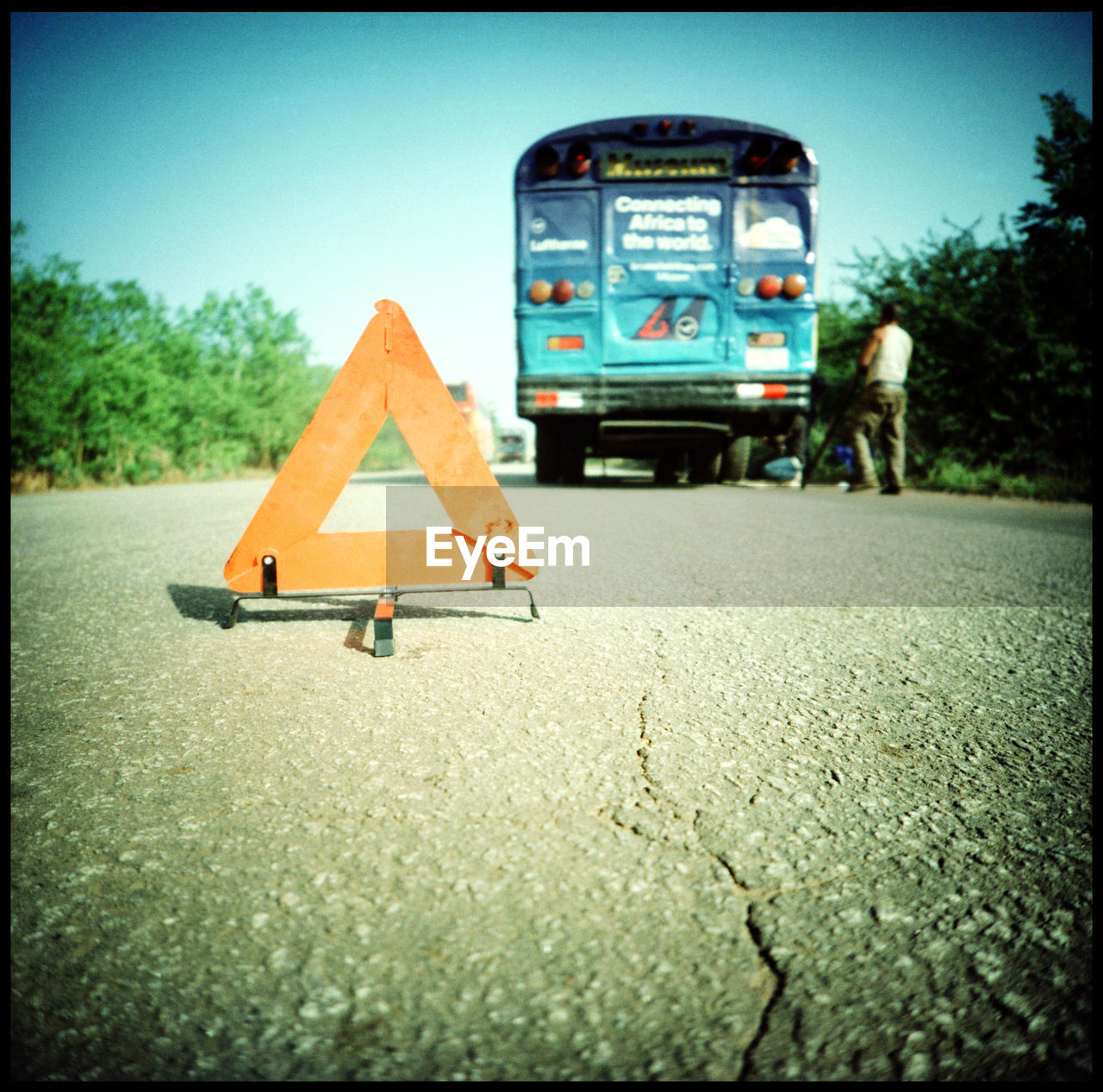 Fixing and Sleeping on a bus in Westafrica Analogue Photography Avaria Lomography Mali Rest In Bus Roadkill Warndreieck WestAfrica Accident Adventure Africa Bus Accident Bus In Africa Inside A Bus La La Land Medium Format Repairing A Bus Road Accident Roadsign Roadtrip Sleeper Sleeping In Bus Sleeping On Roadtrip Vintage Bus Xpro