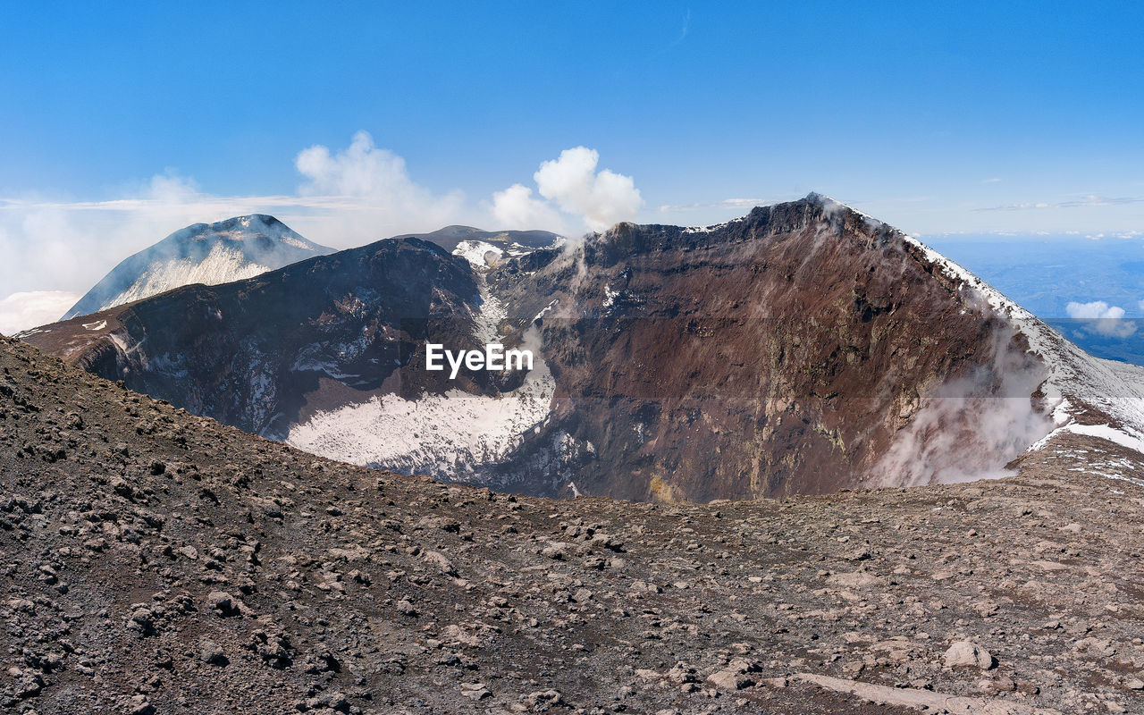 Etna - cratere di nord est, 3326m.