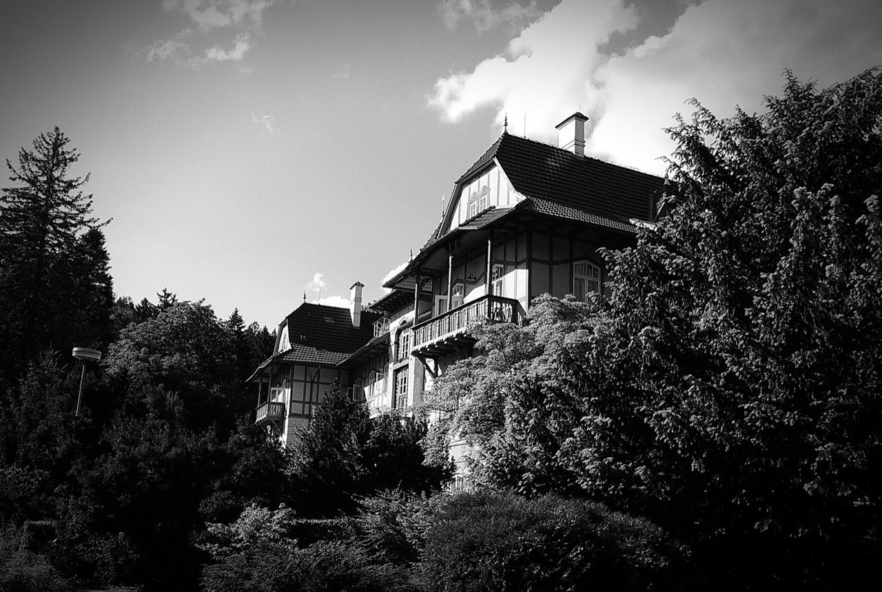 LOW ANGLE VIEW OF BUILDINGS AGAINST SKY