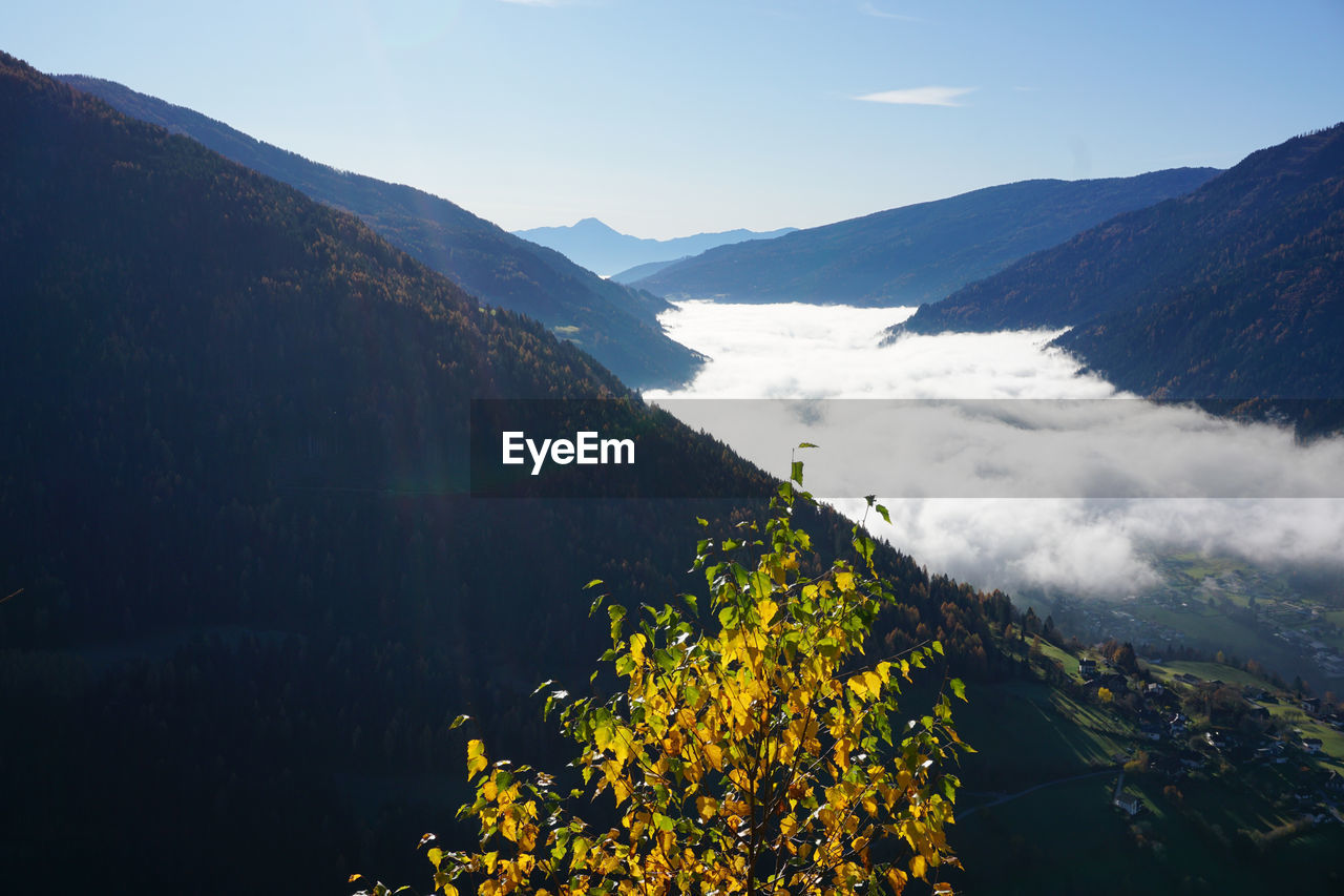 SCENIC VIEW OF MOUNTAINS AND SKY