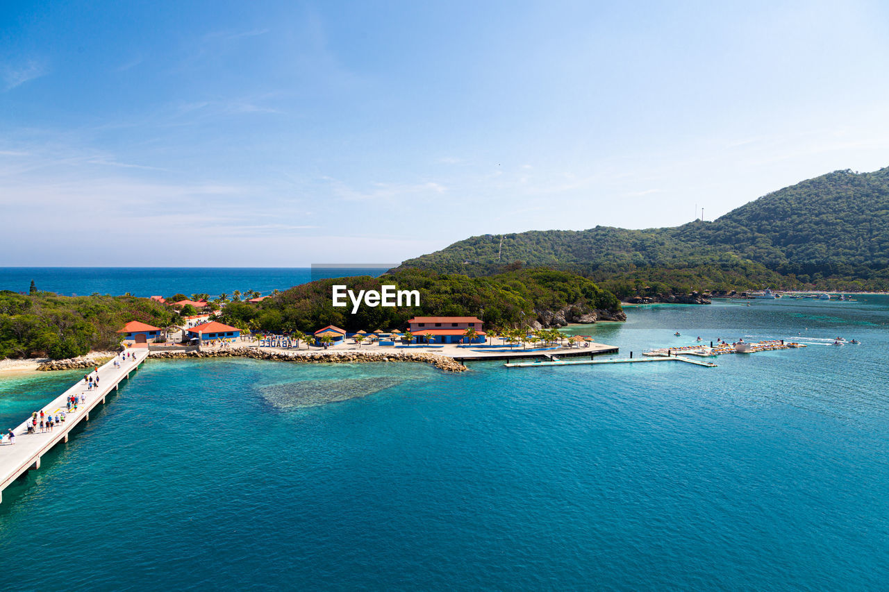 PANORAMIC VIEW OF SEA AGAINST SKY