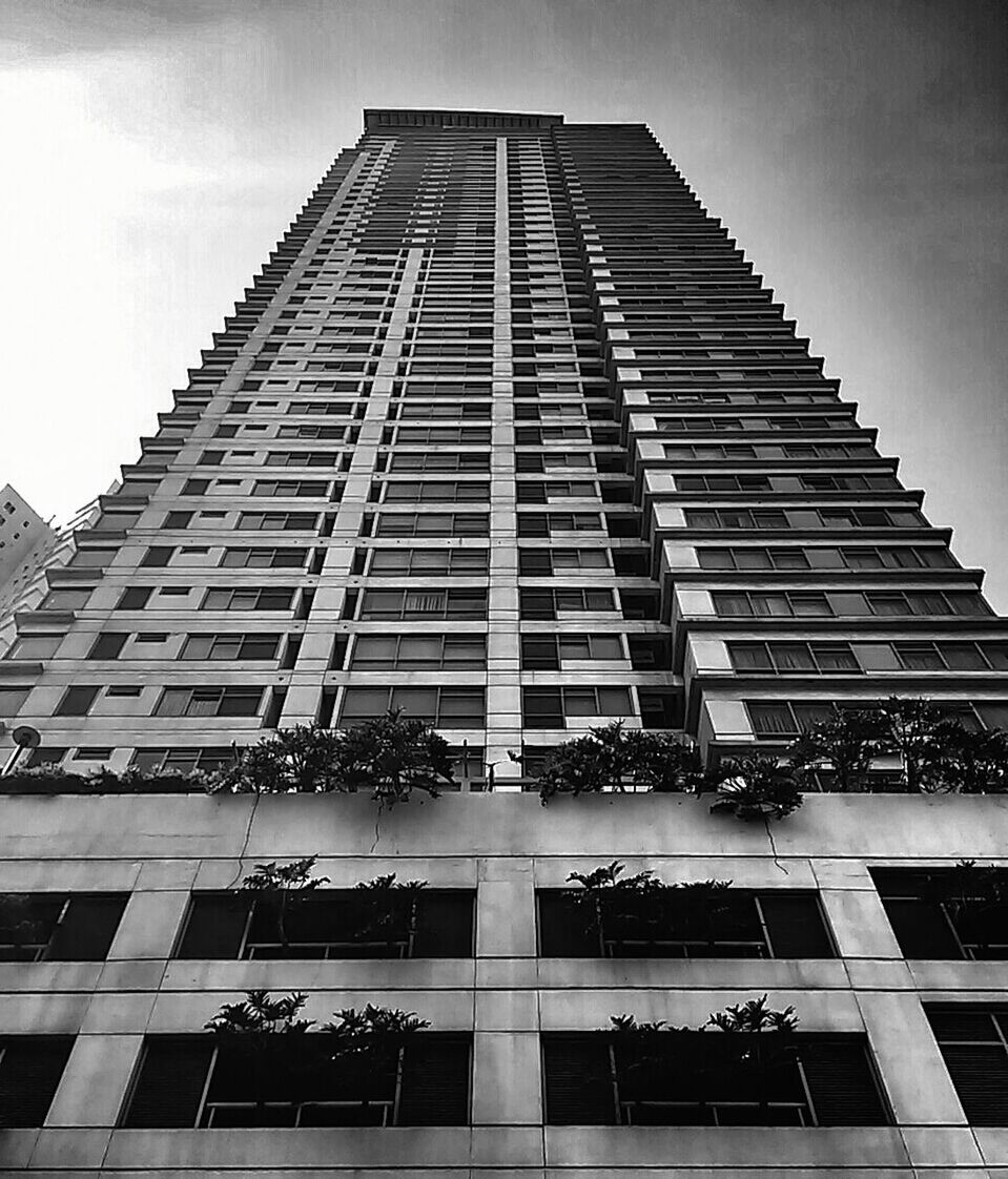 Low angle view of building against sky