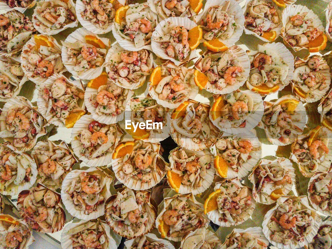Detail shot of seafood