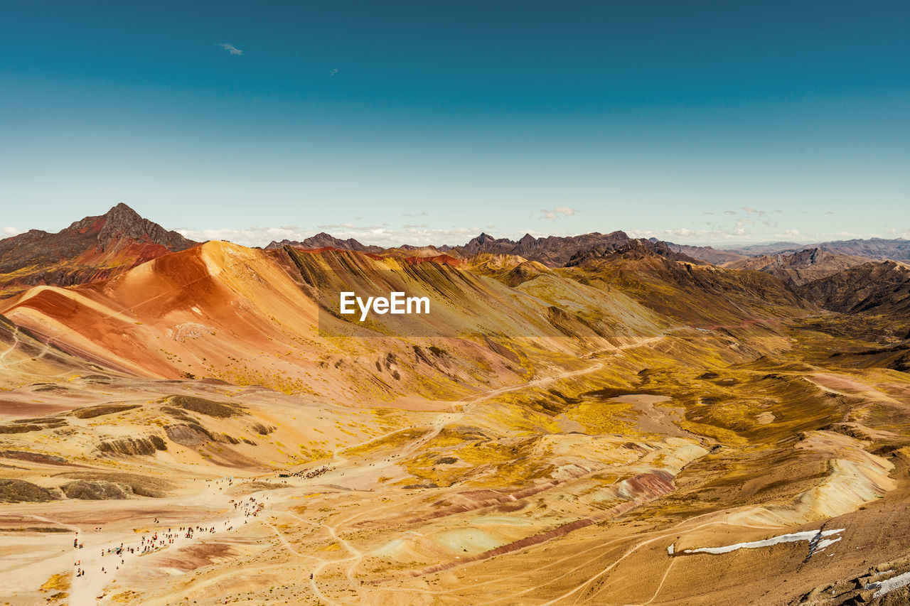 Rainbow mountain in peru