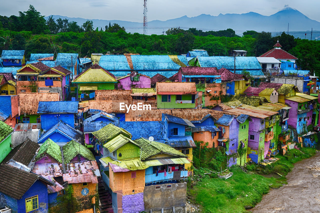 November 19, 2022. kampung warna warni or colorful village, malang, east java, indonesia