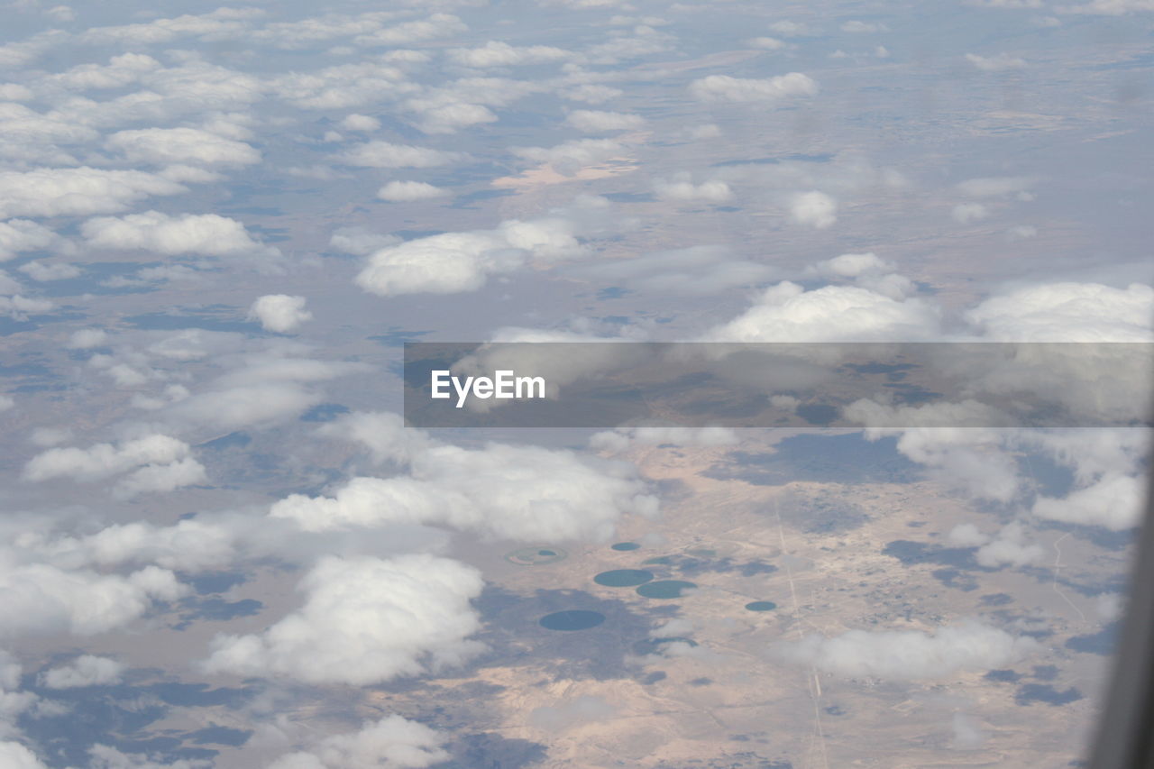 AERIAL VIEW OF CLOUDS