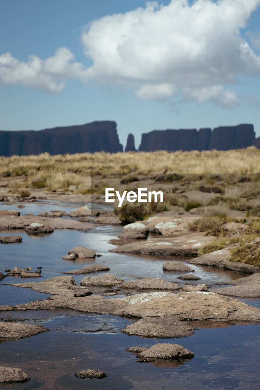 Scenic view of landscape against sky.