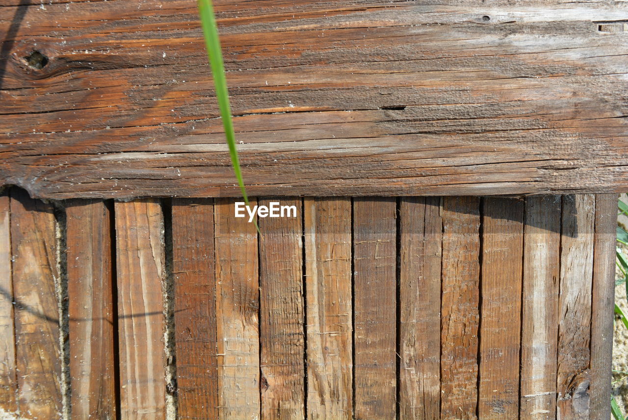 FULL FRAME SHOT OF WOODEN WALL