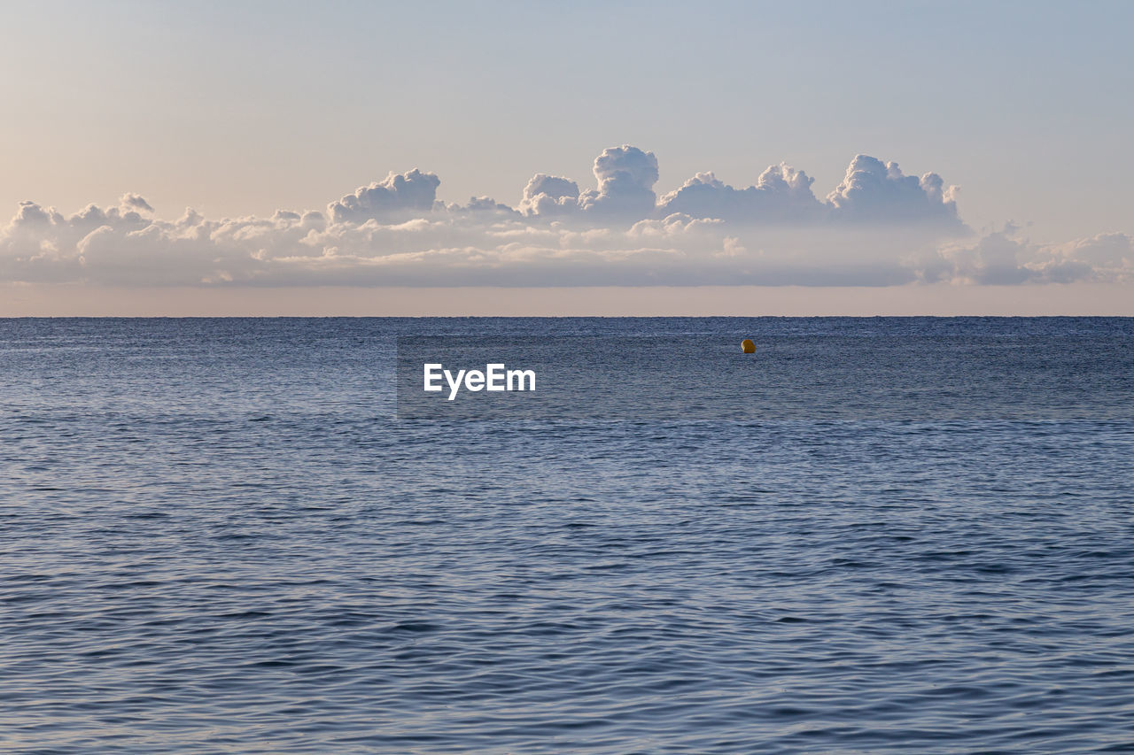 SCENIC VIEW OF SEA DURING SUNSET