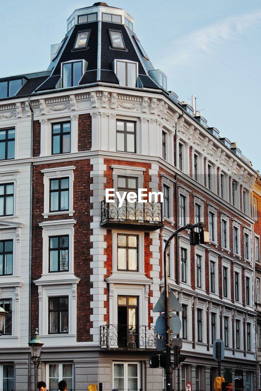 Low angle view of building against sky