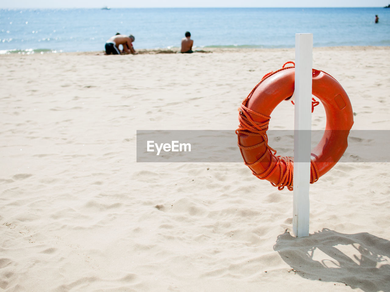 BEACH UMBRELLA ON SHORE