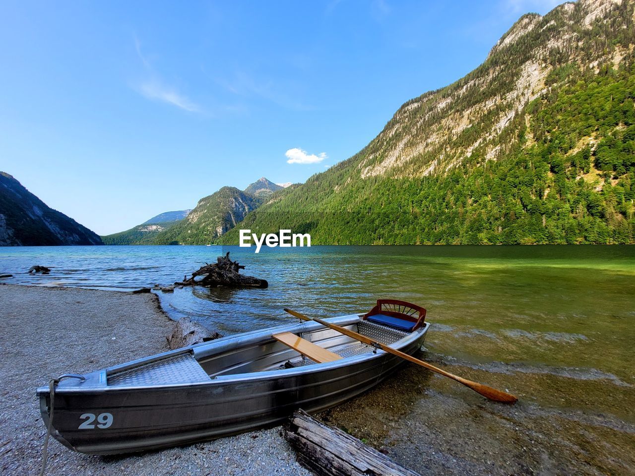 Boat in lake