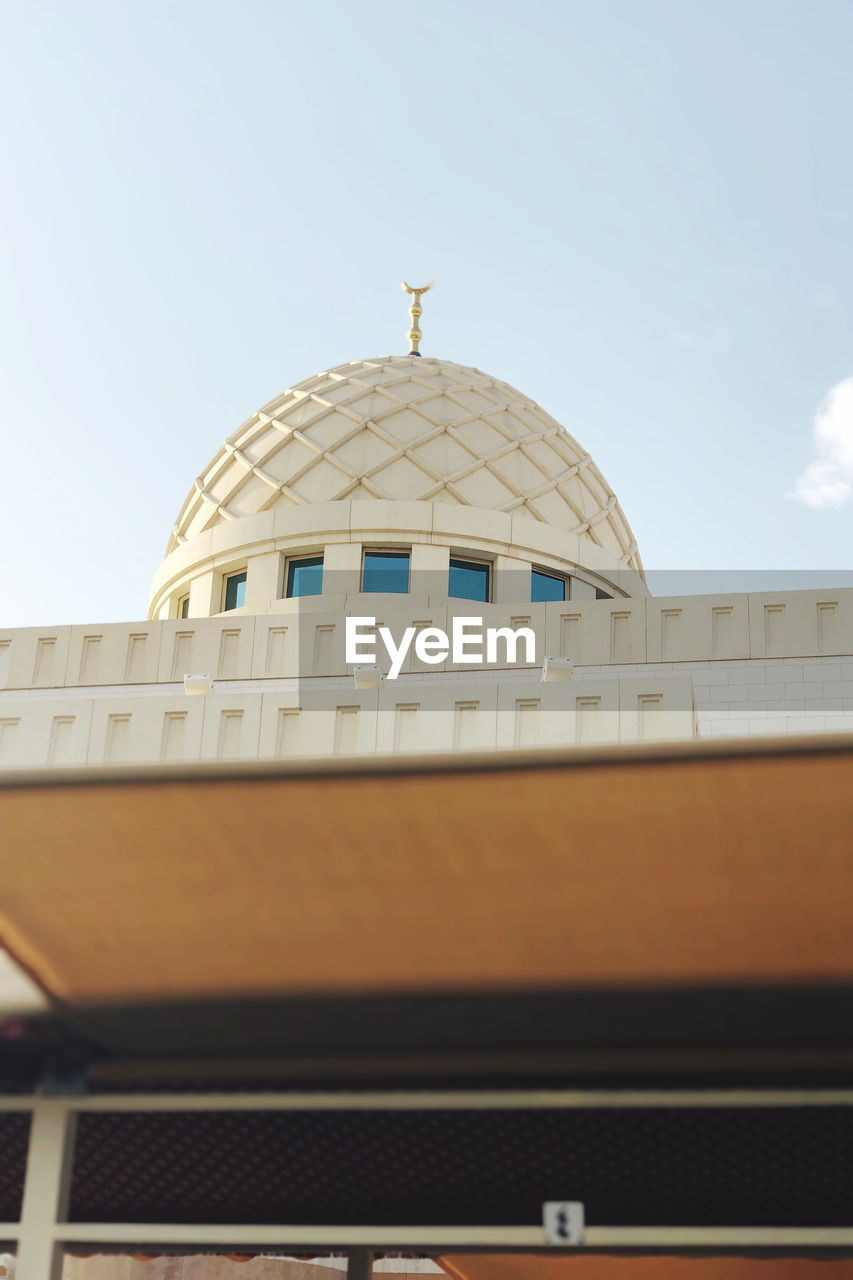 Low angle view of building against sky