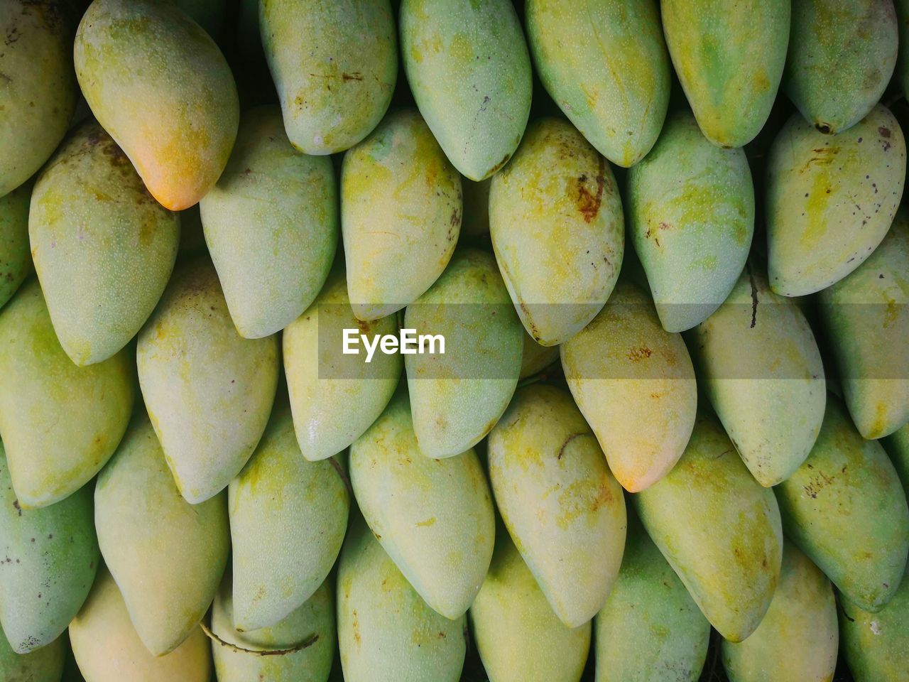 Full frame shot of mango for sale at market stall