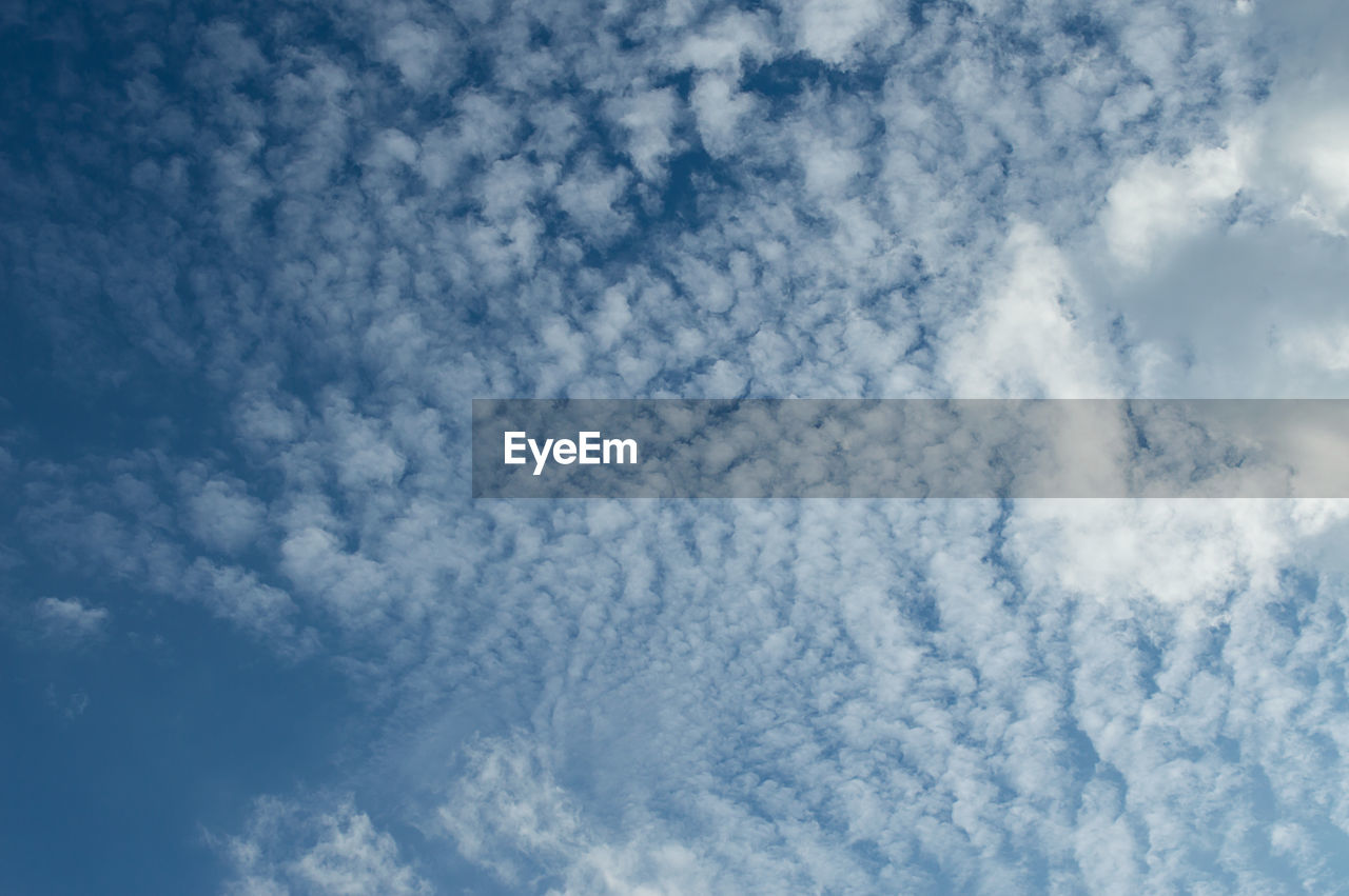 LOW ANGLE VIEW OF CLOUDY SKY