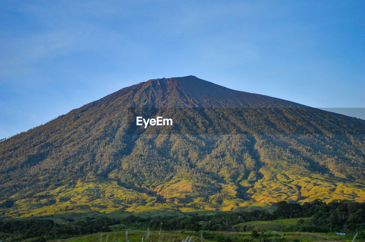 View of rinjani mountain 