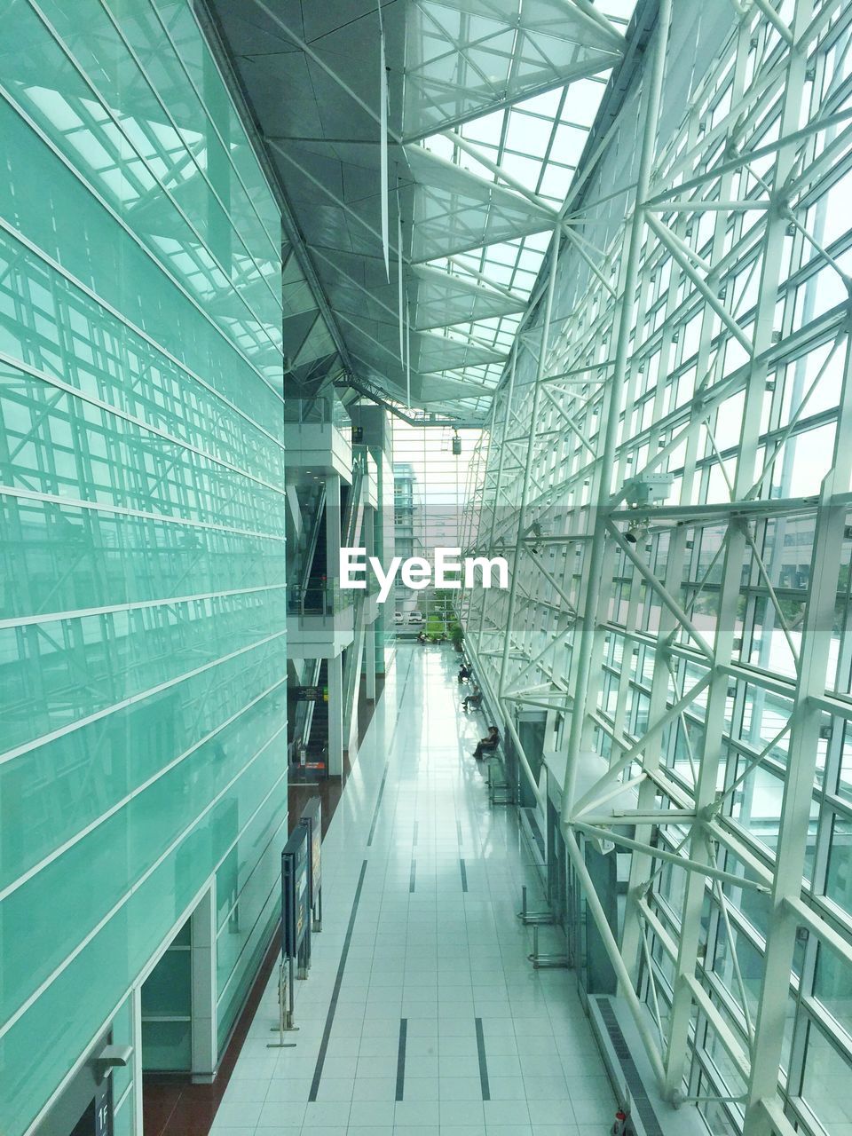 Interior of modern airport