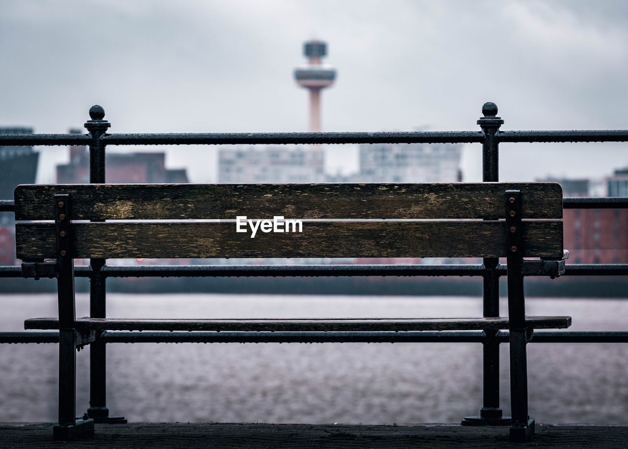 Looking at liverpool from the other side of the river