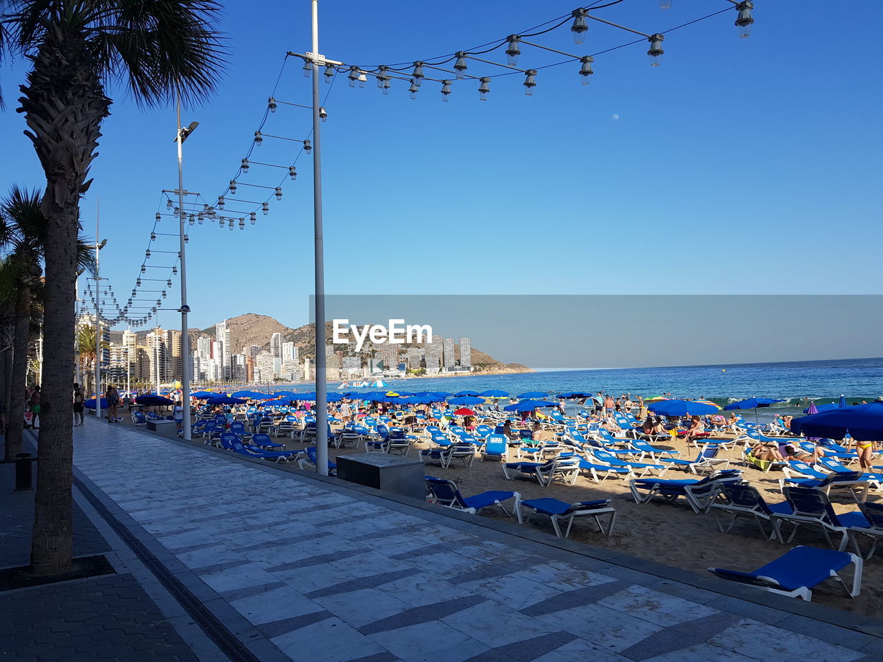 VIEW OF AMUSEMENT PARK AT BEACH