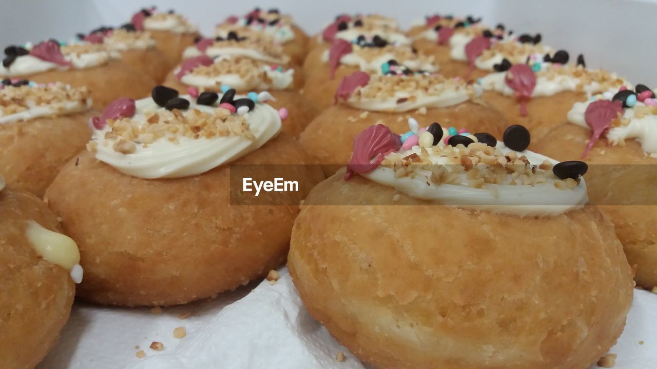 Close-up of sweet food on table