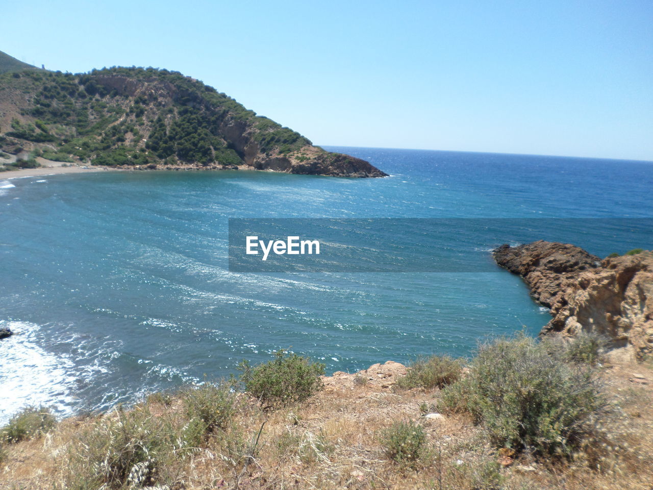 SCENIC VIEW OF SEA AGAINST BLUE SKY