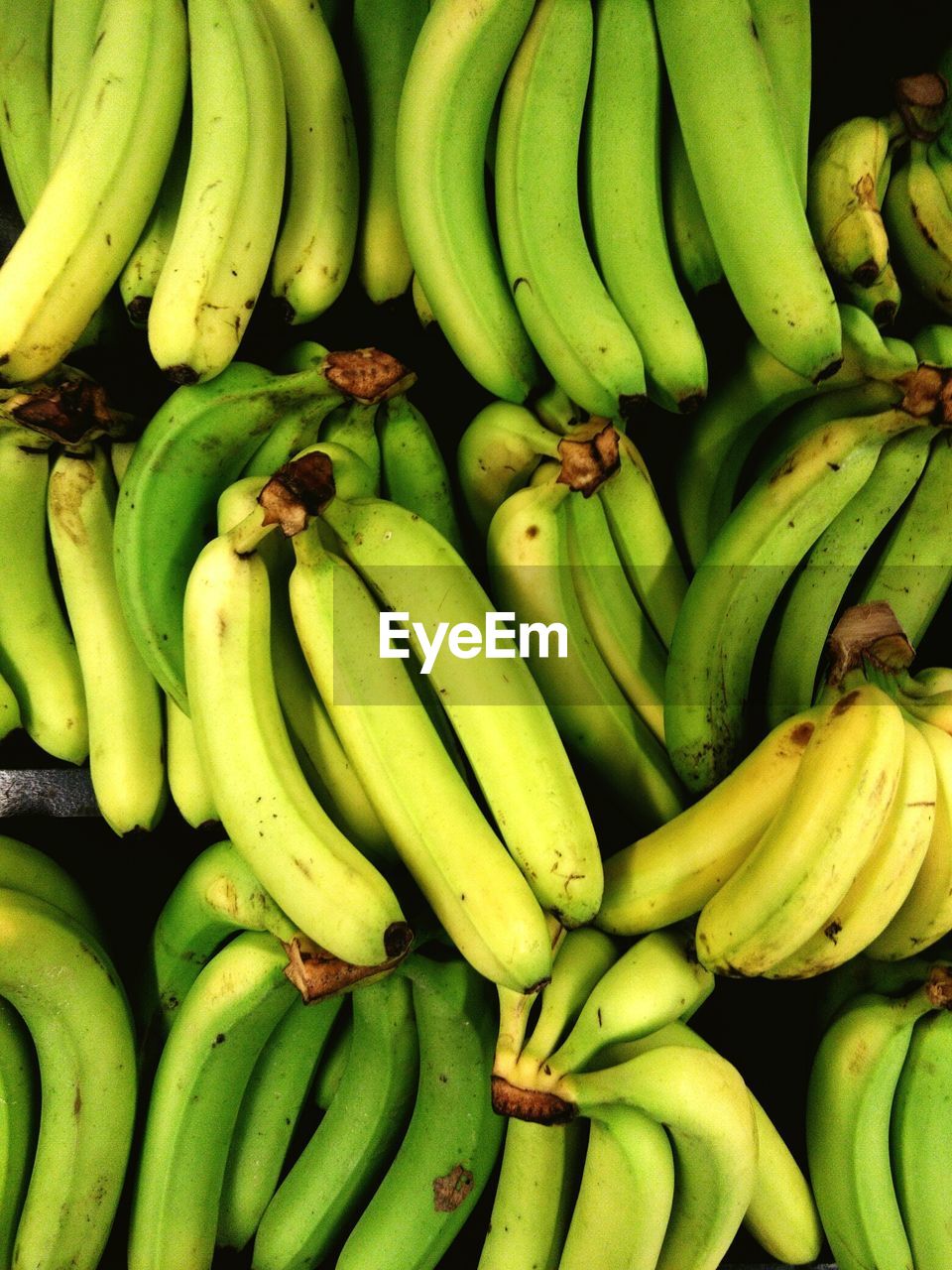 Full frame shot of bananas at market stall
