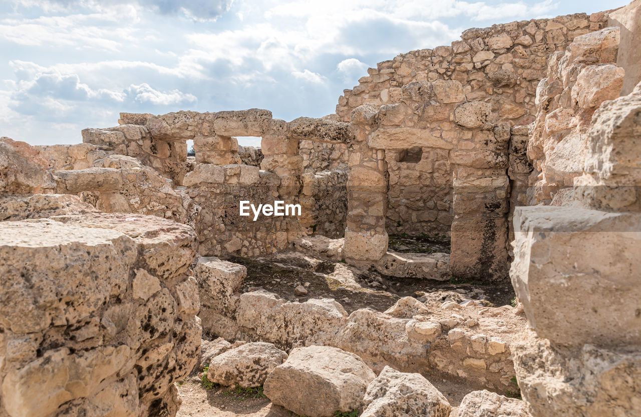 VIEW OF OLD RUINS