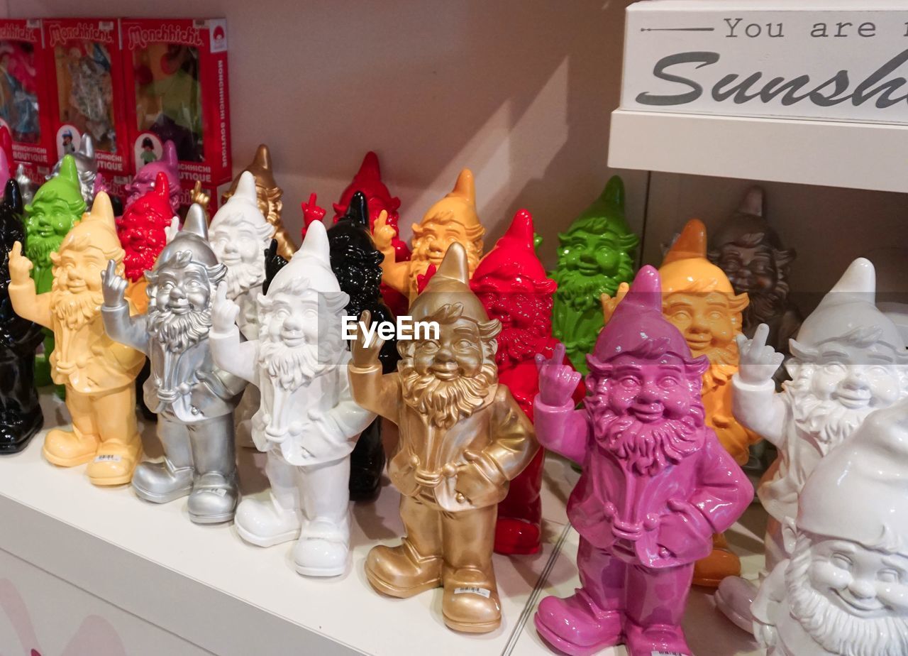 VARIOUS DISPLAYED FOR SALE AT SHOP