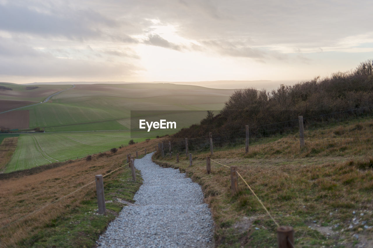 Scenic view of landscape against sky